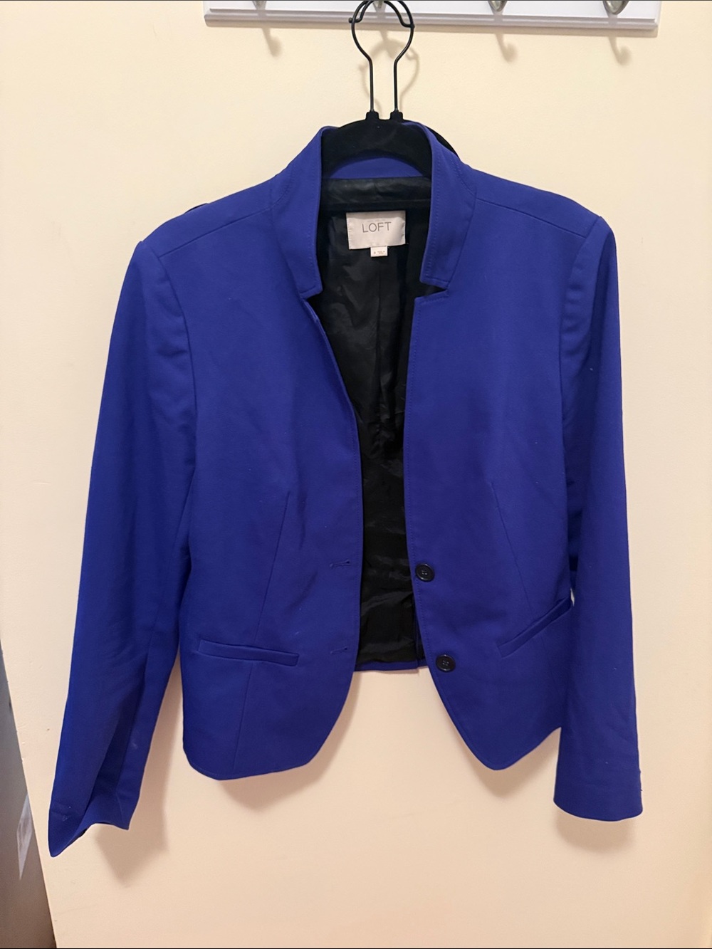 LOFT Cobalt Blue Fitted Blazer